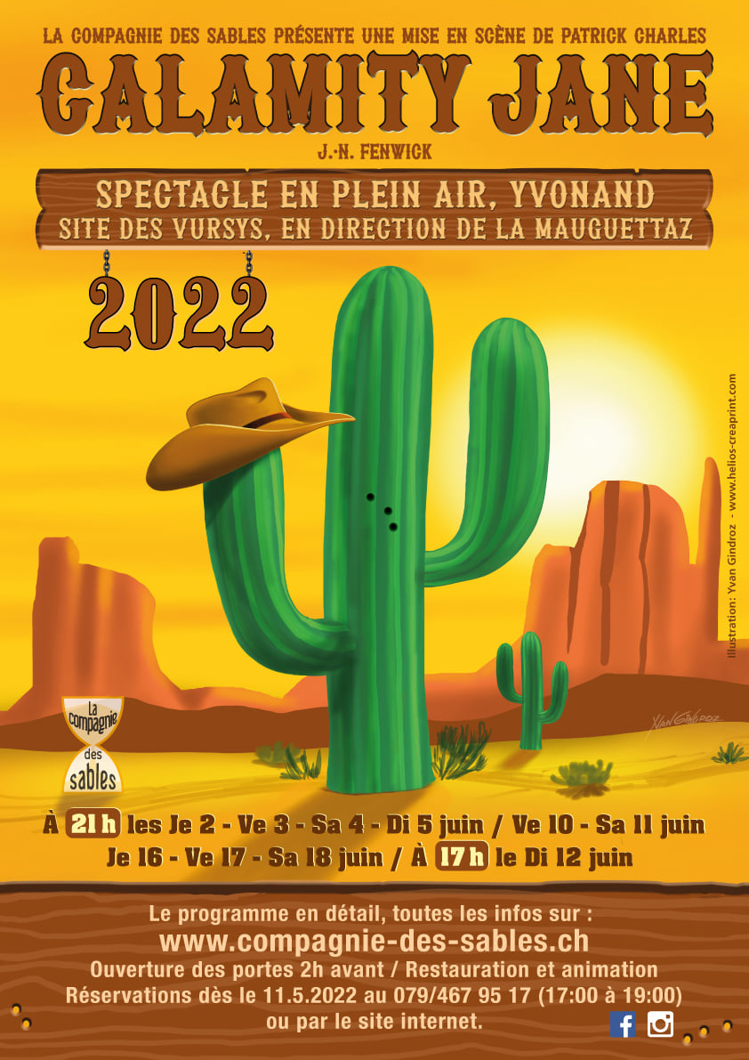 Sa 04.06 Calamity Jane - Spectacle en plein air