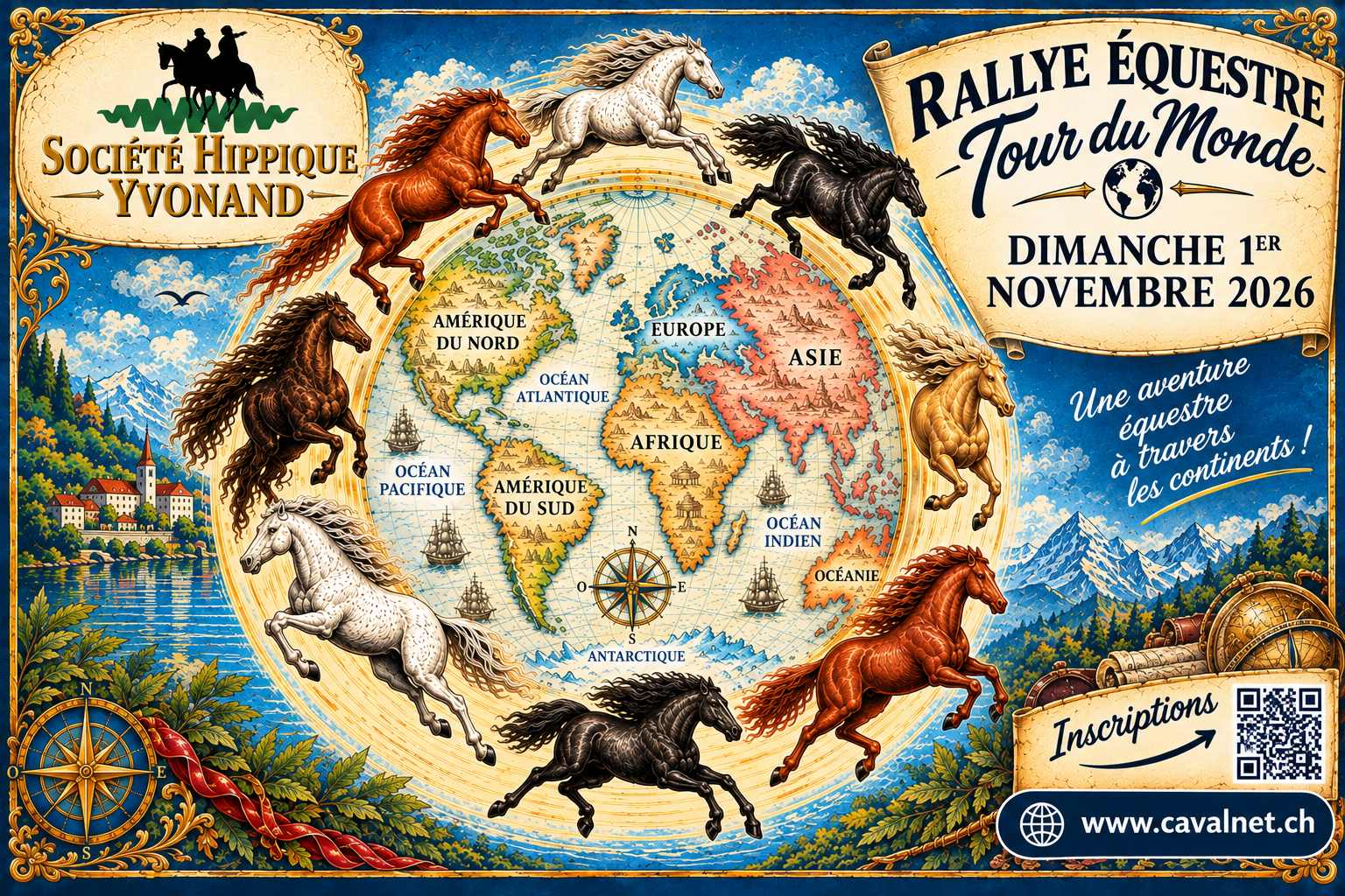 Di 01.11.2026 - Rallye équestre Société Hippique Yvonand